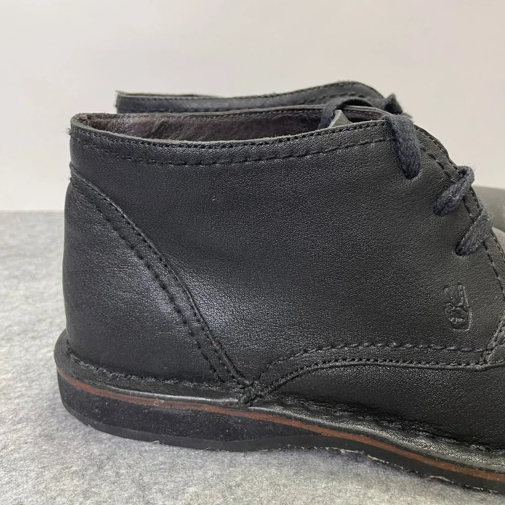 John Varvatos USA Mens 9M Black Leather Chukka Desert Boots F505L4B